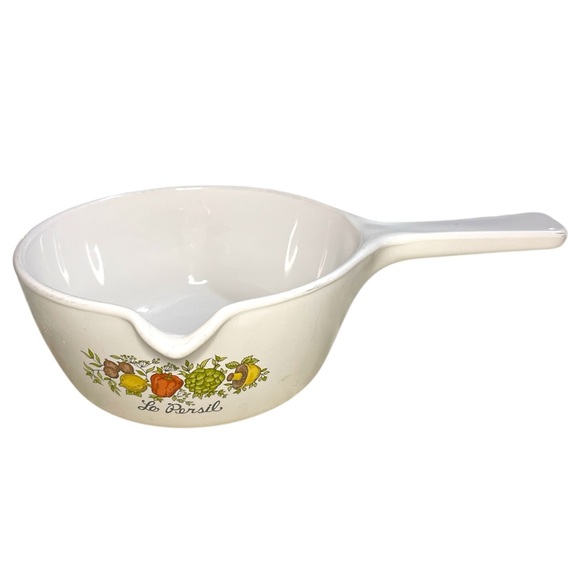 Corningware Spice of Life White Ceramic With Pour Spout Cookware P-82-B 2 1/2 C - Picture 1 of 6